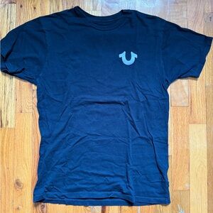 True Religion Black Short Sleeve Tee
